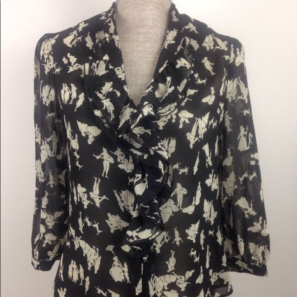 Anthropologie HD Made in Paris Blouse!